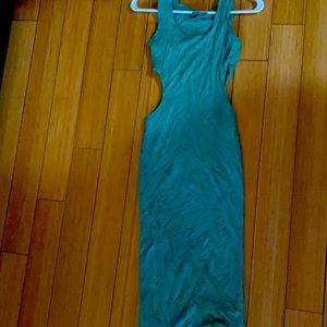 Body con/Maxi dress with sides cut out detail